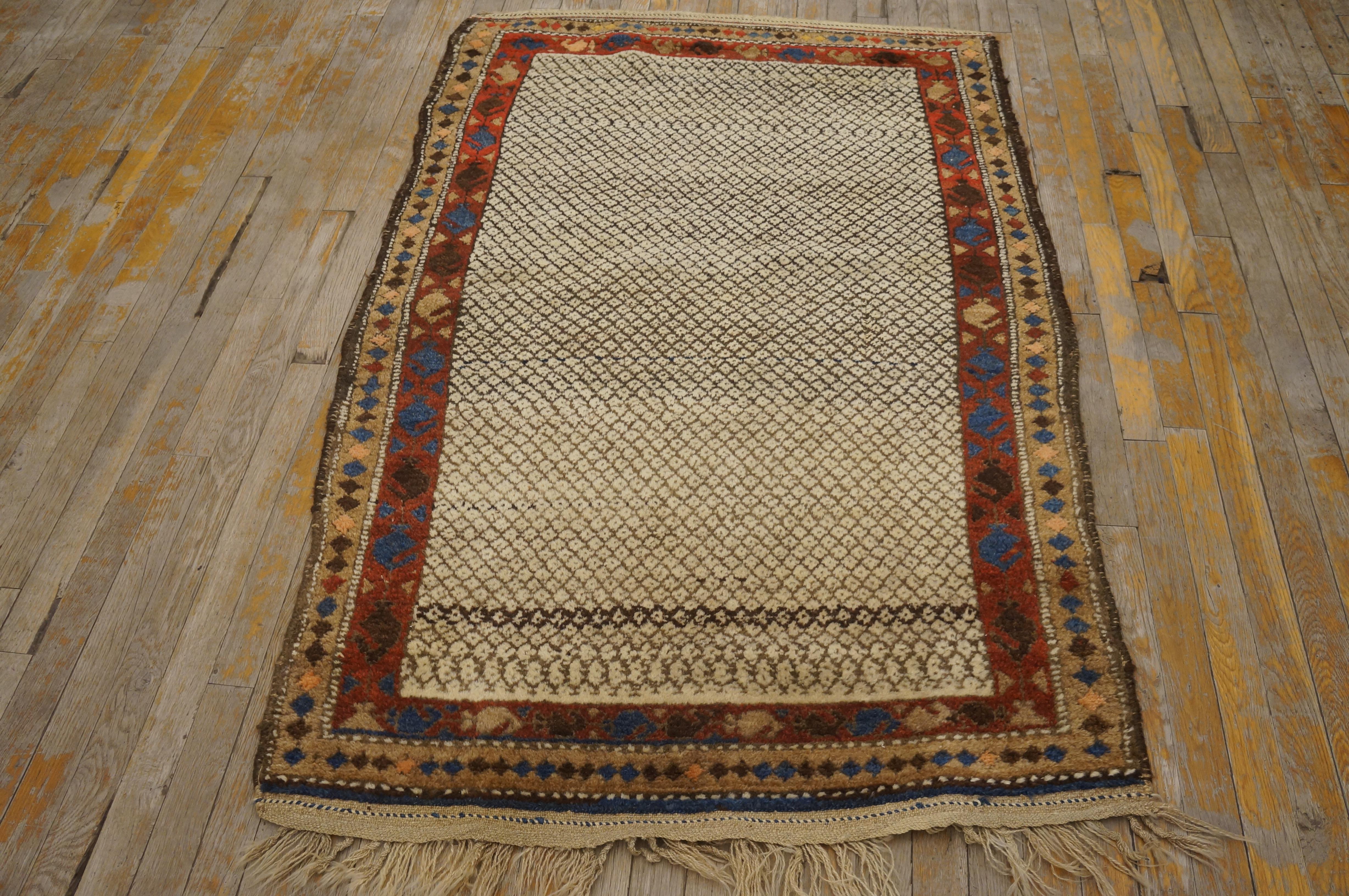 Wool Antique NW Persian Rug  ( 3' 4
