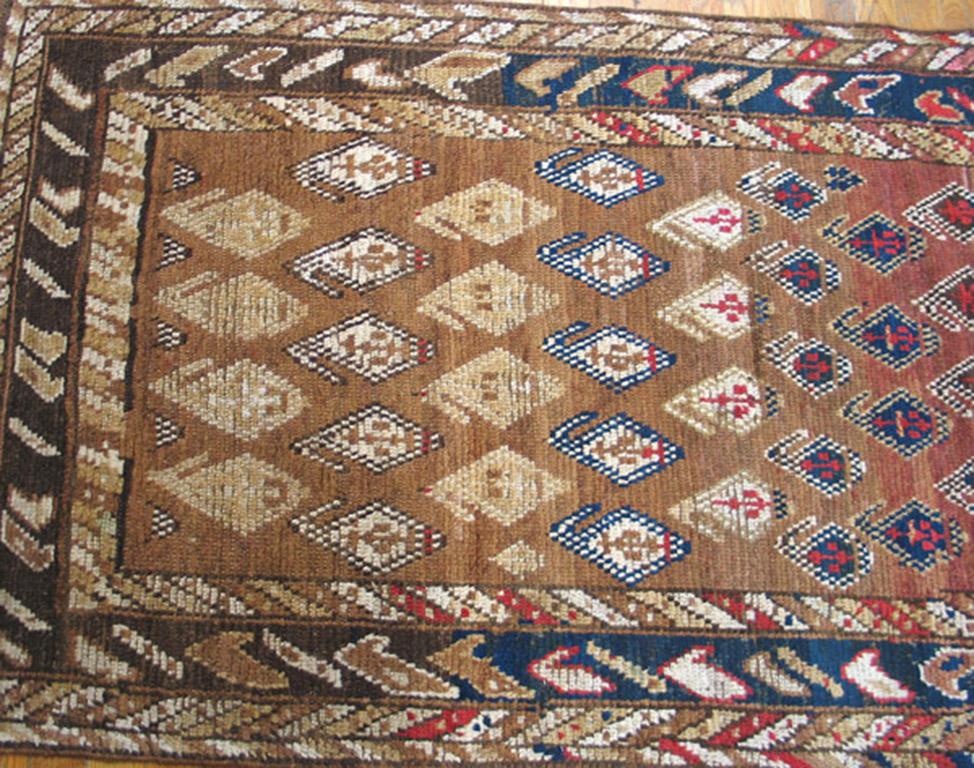 19th Century N.W. Persian Carpet with Paisley Pattern ( 3' x 12'2