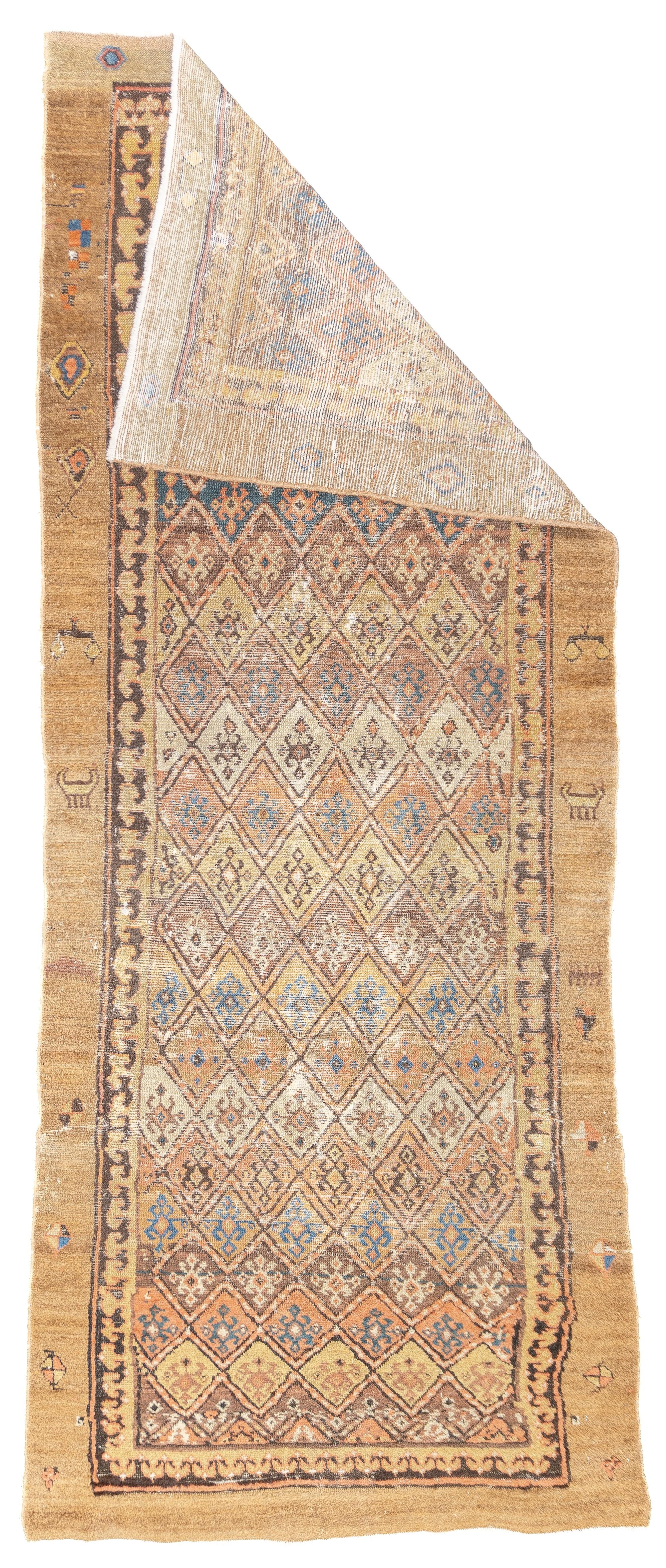 Antique NW Persian Rug 3'1'' x 7'8''.