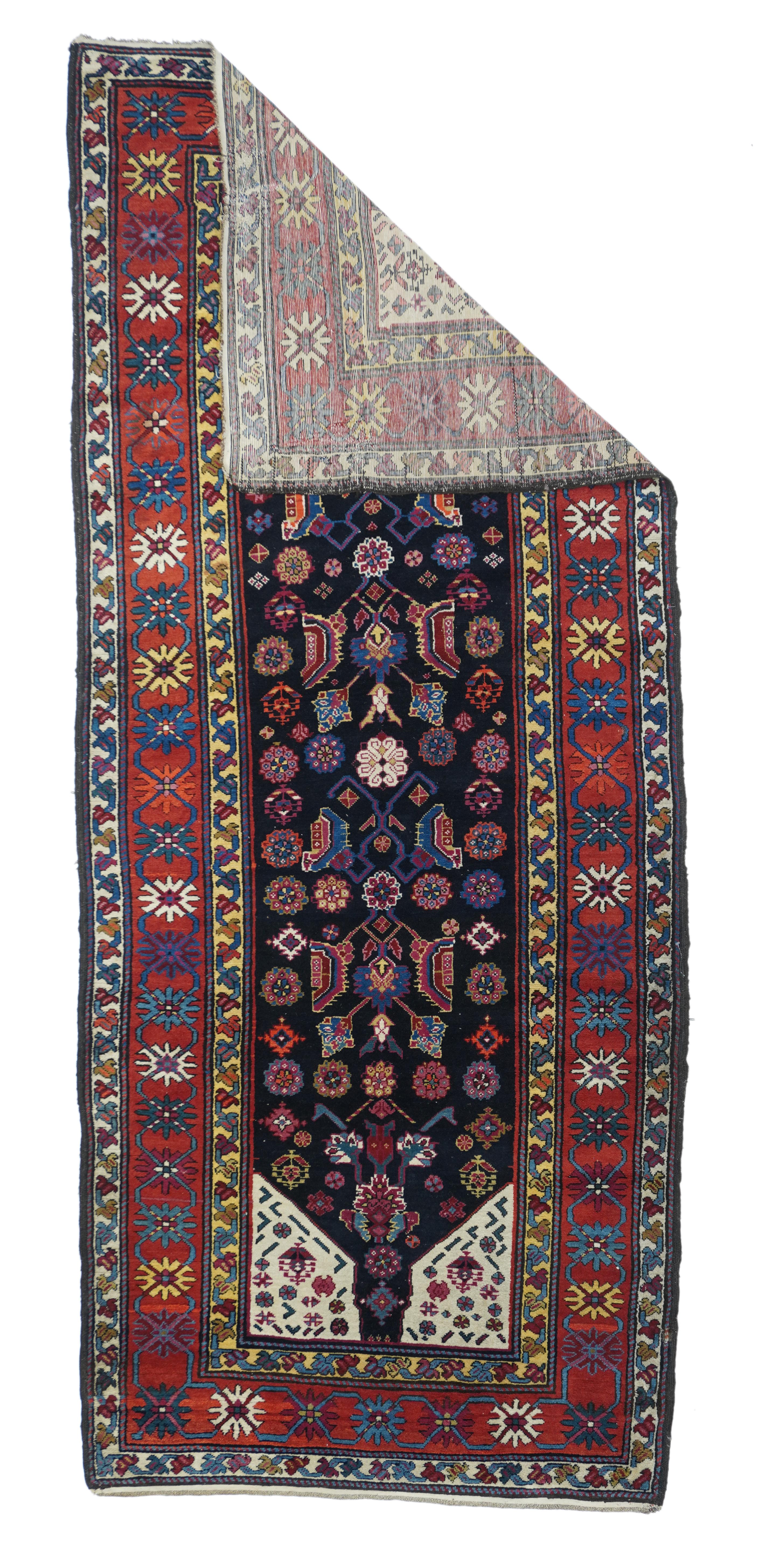 Antique NW Persian Rug 3'10'' x 9'1''.
