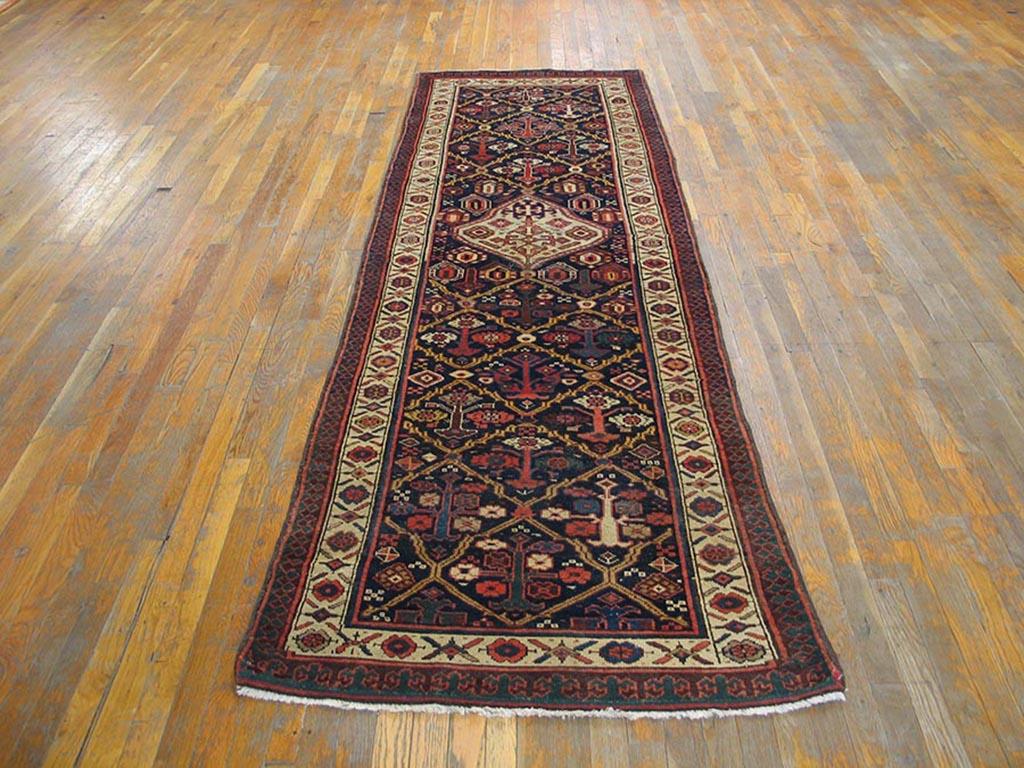 Handmade antique NW Persian carpet. Woven, circa 1900. Runner size: 3'3