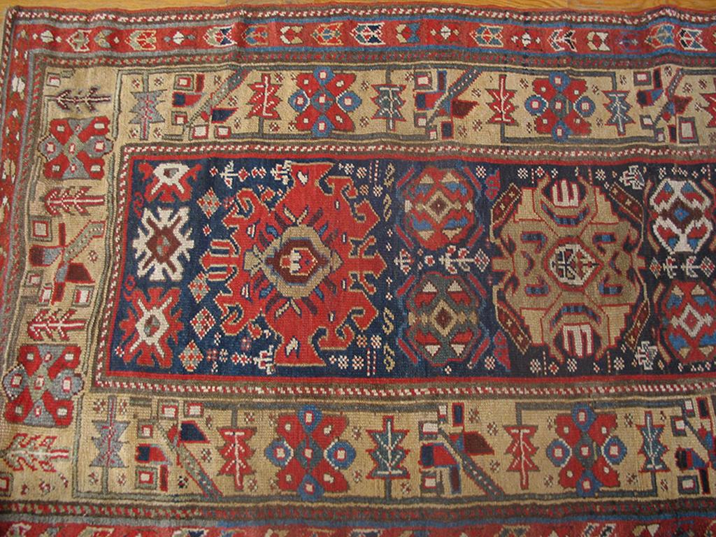 Hand-Knotted Mid 19th Century N.W. Persian Carpet ( 3'3