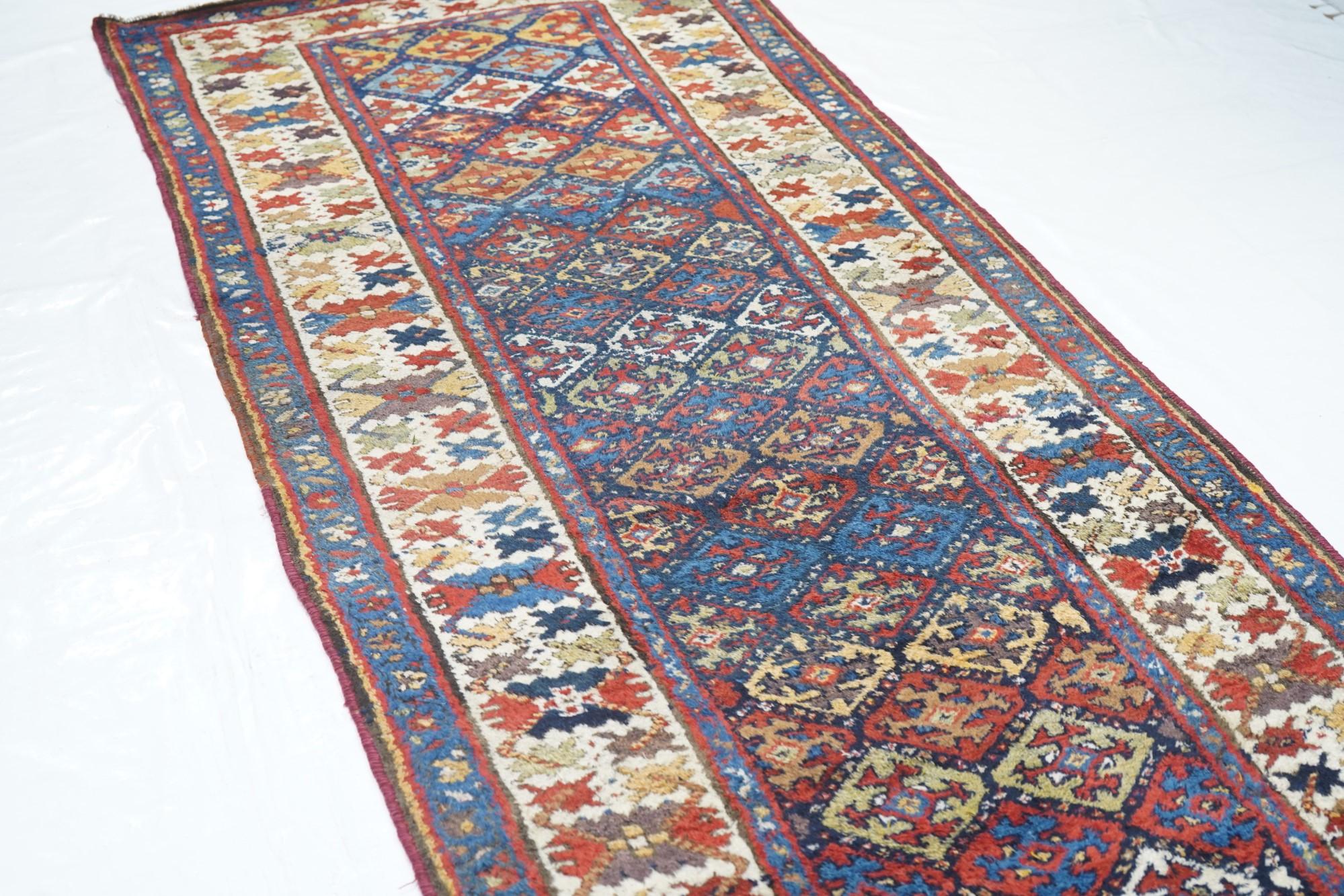 Antique NW Persian Rug 3'5'' x 9'2'' For Sale 2