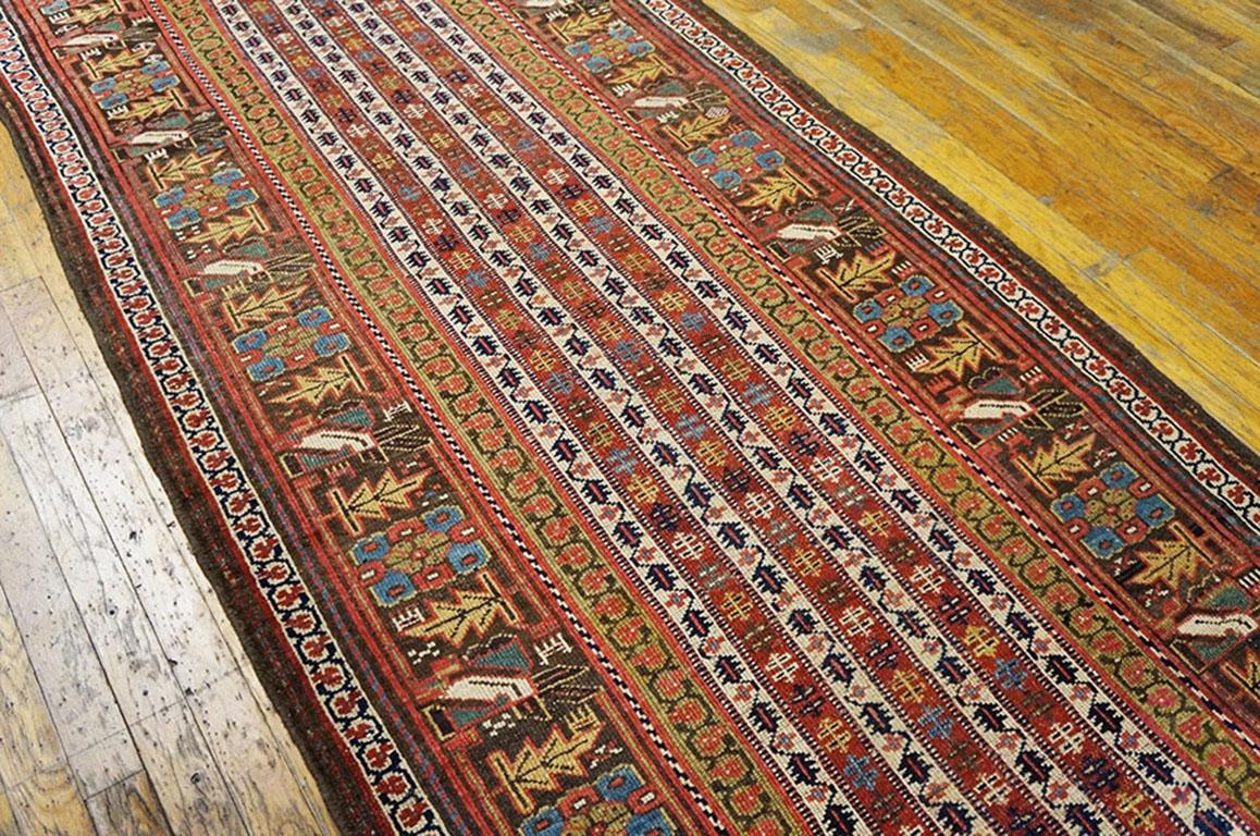 Mid-19th Century N.W. Persian Runner Carpet ( 3'6