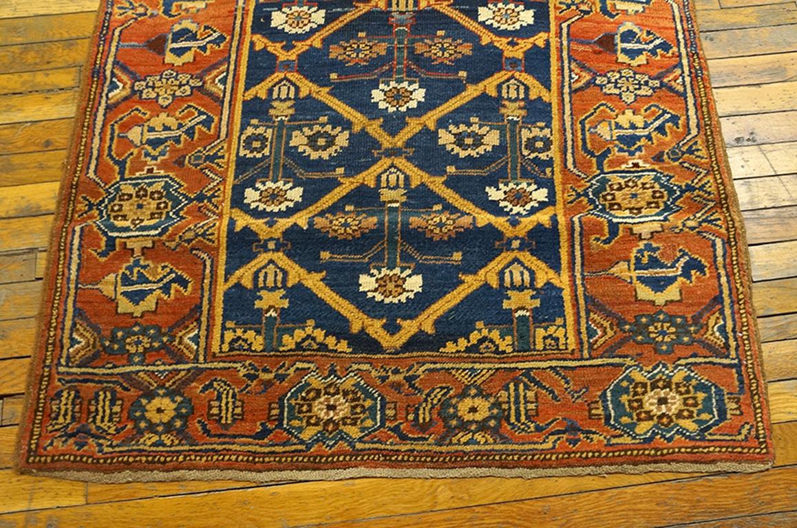 Late 19th Century 19th Century N.W. Persian Carpet ( 3'8