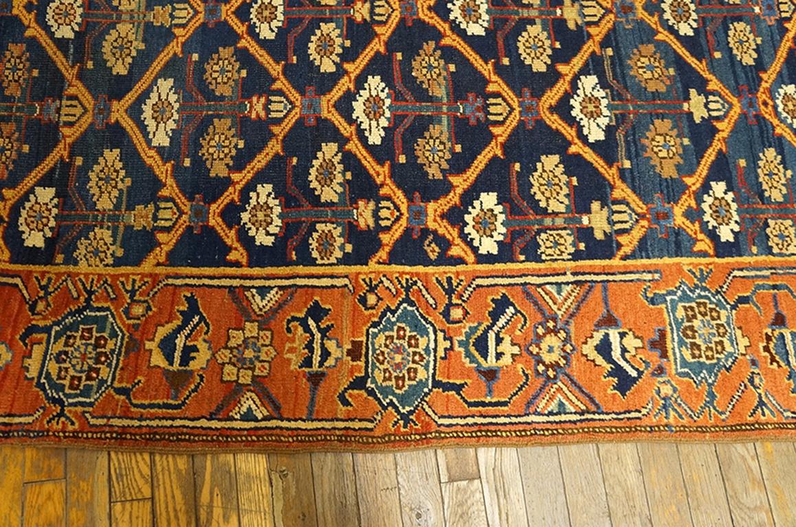 Wool 19th Century N.W. Persian Carpet ( 3'8