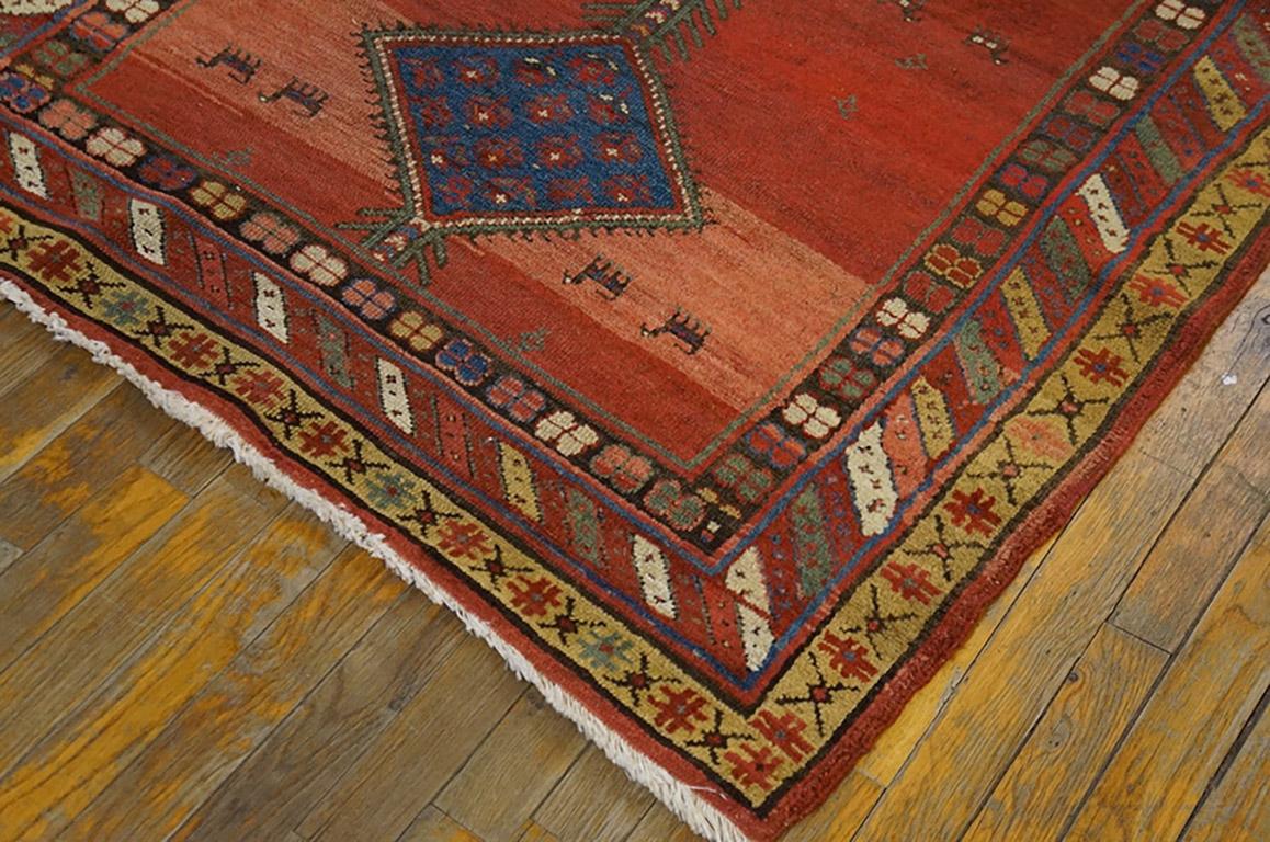Hand-Knotted Late 19th Century N.W. Persian Carpet ( 3'9
