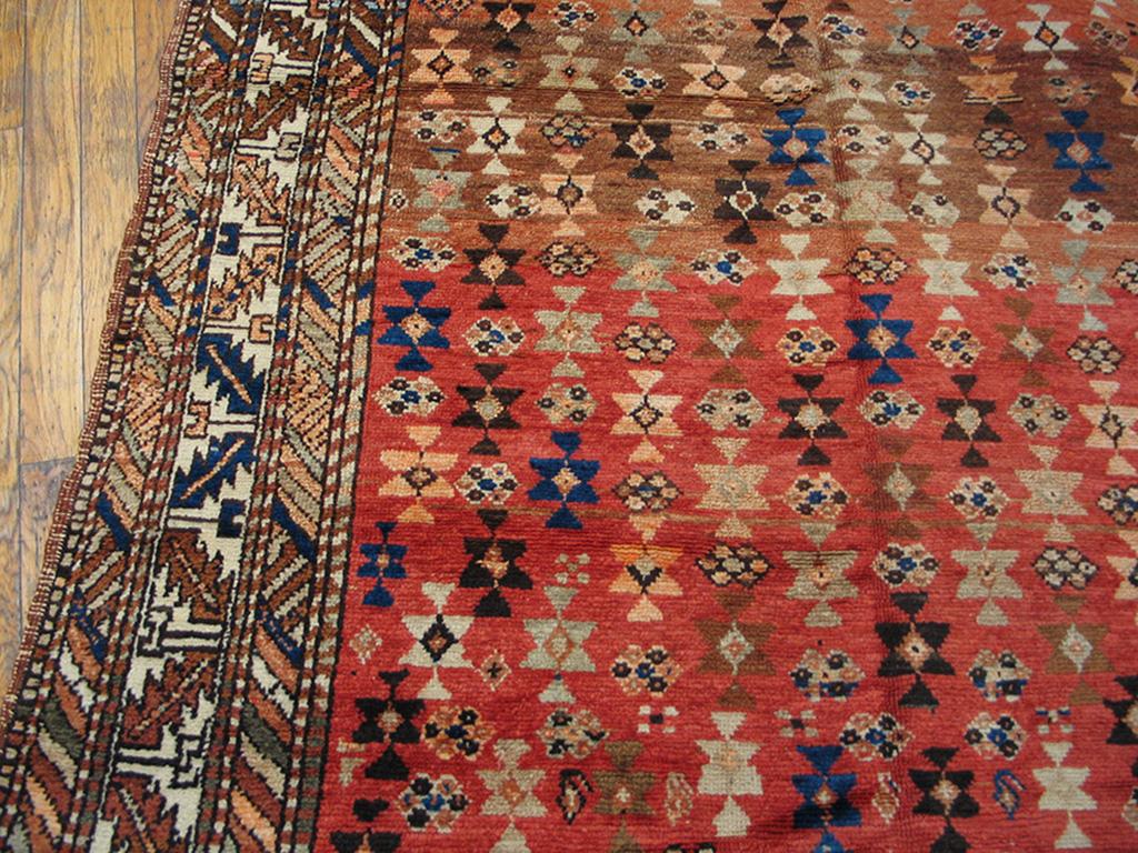 Wool Early 20th Century N.W. Persian Carpet ( 4'10