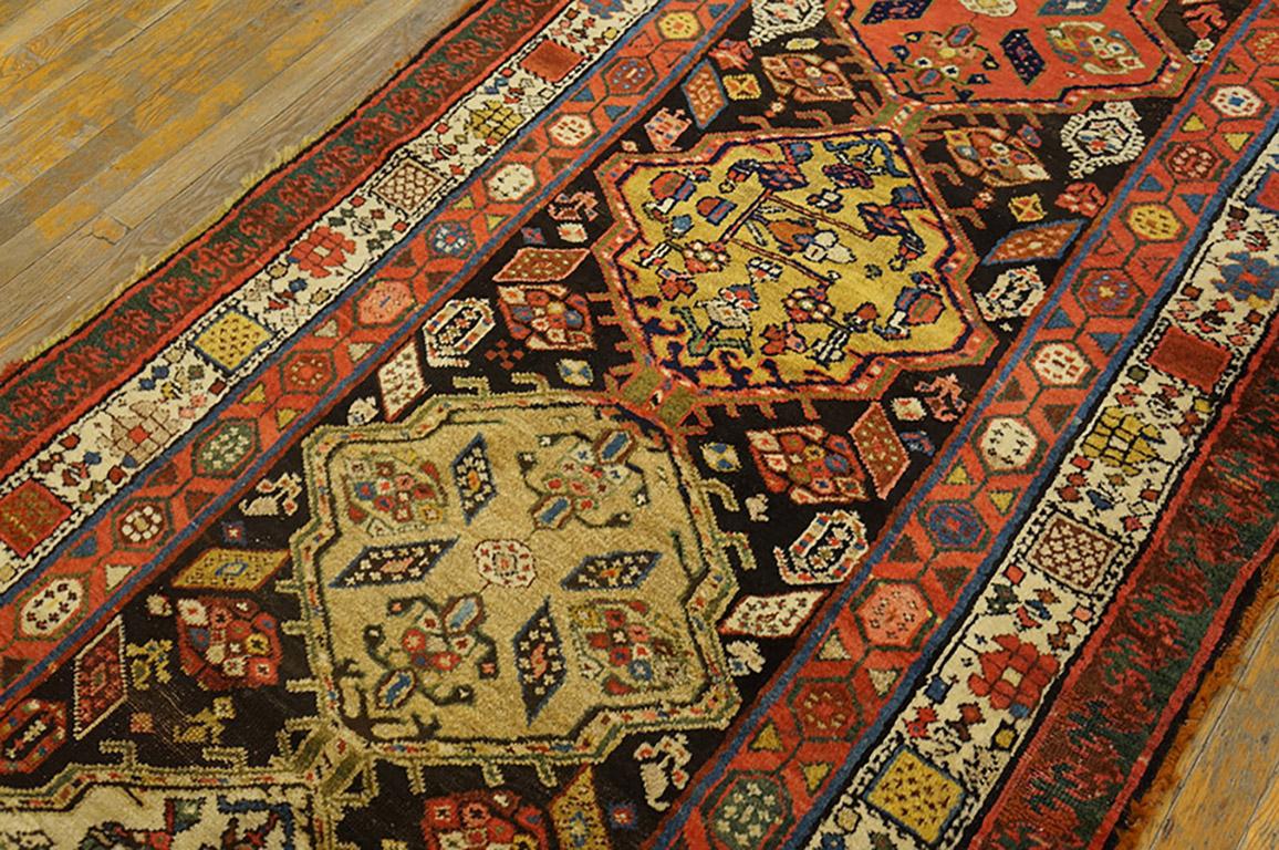 Wool 19th Century N.W. Persian Carpet ( 4'3