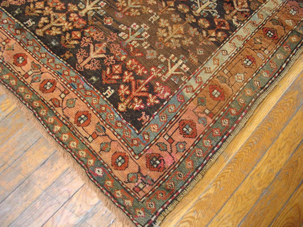 Hand-Knotted 19th Century Caucasian Karabagh Shrub Carpet ( 4'6