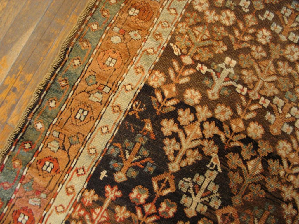 19th Century Caucasian Karabagh Shrub Carpet ( 4'6