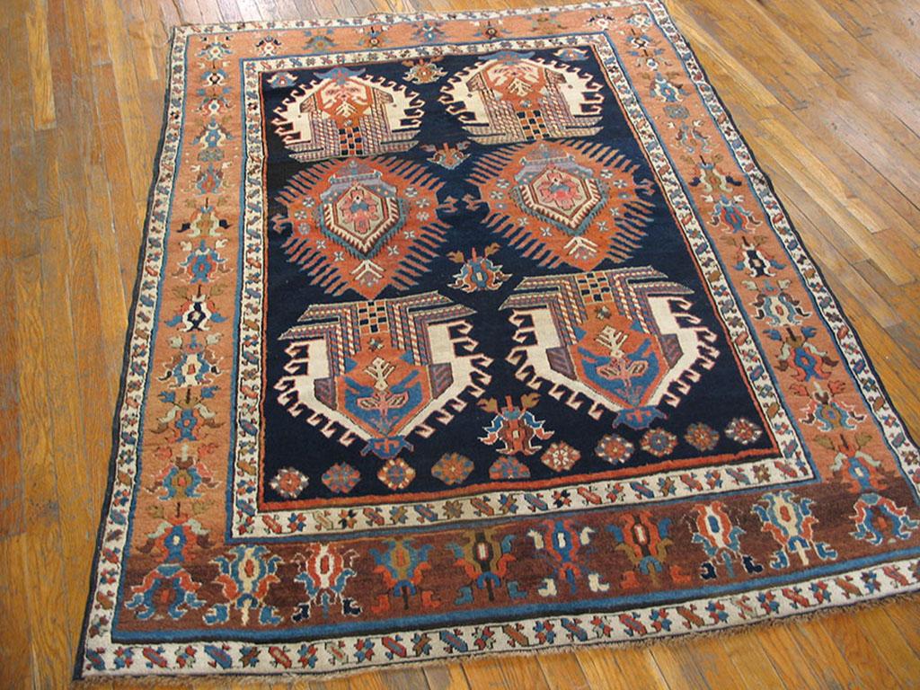 Late 19th Century NW Persian Shahsavan Carpet ( 5' x 6'10