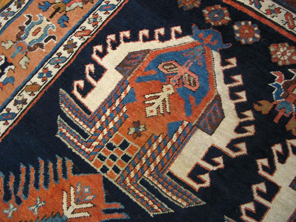20th Century Late 19th Century NW Persian Shahsavan Carpet ( 5' x 6'10