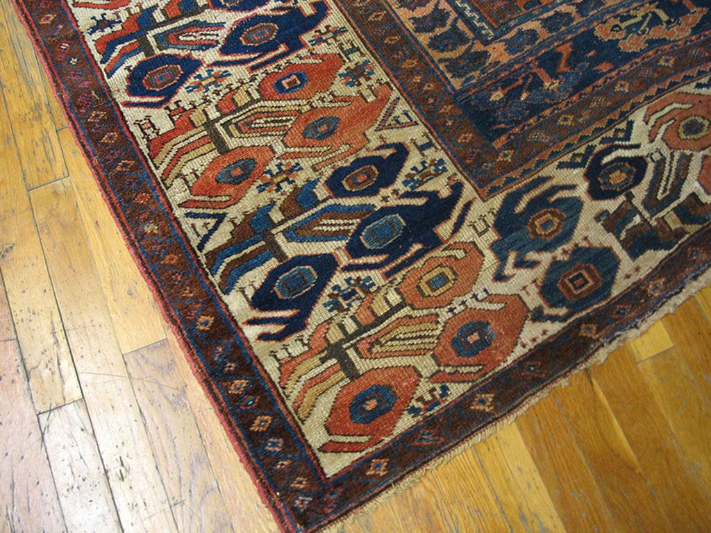Hand-Knotted 19th Century N.W. Persian Carpet ( 5' x 6'6