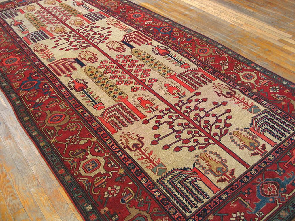 Wool Mid 19th Century N.W. Persian Carpet ( 5'3
