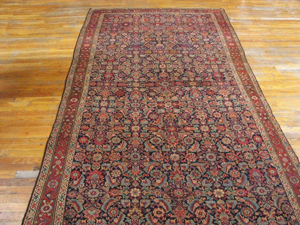 Alfombra persa NW antigua hecha a mano. Tejido hacia 1810 (principios del siglo XIX). Alfombra persa informal, tamaño: 5'6