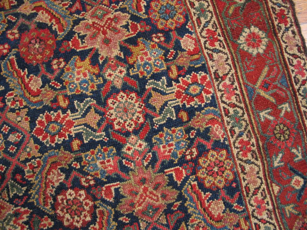 Wool Early 19th Century N.W. Persian Carpet Dated 1814 ( 5'6