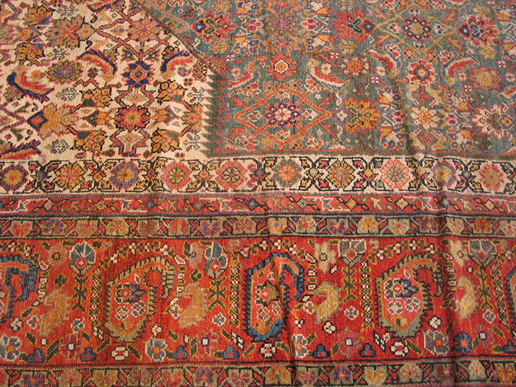 Hand-Knotted Early 19th Century N.W. Persian Gallery Carpet ( 6'10