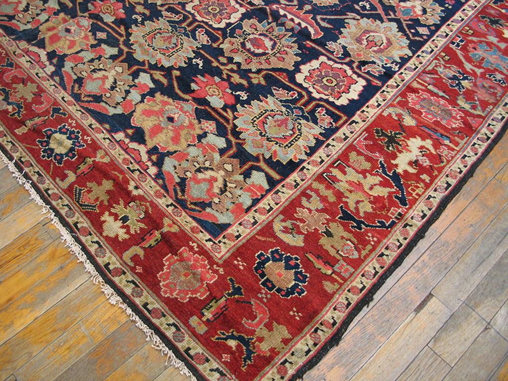 Handmade antique NW Persian carpet. Woven, circa 1820. Gallery size: 6'10
