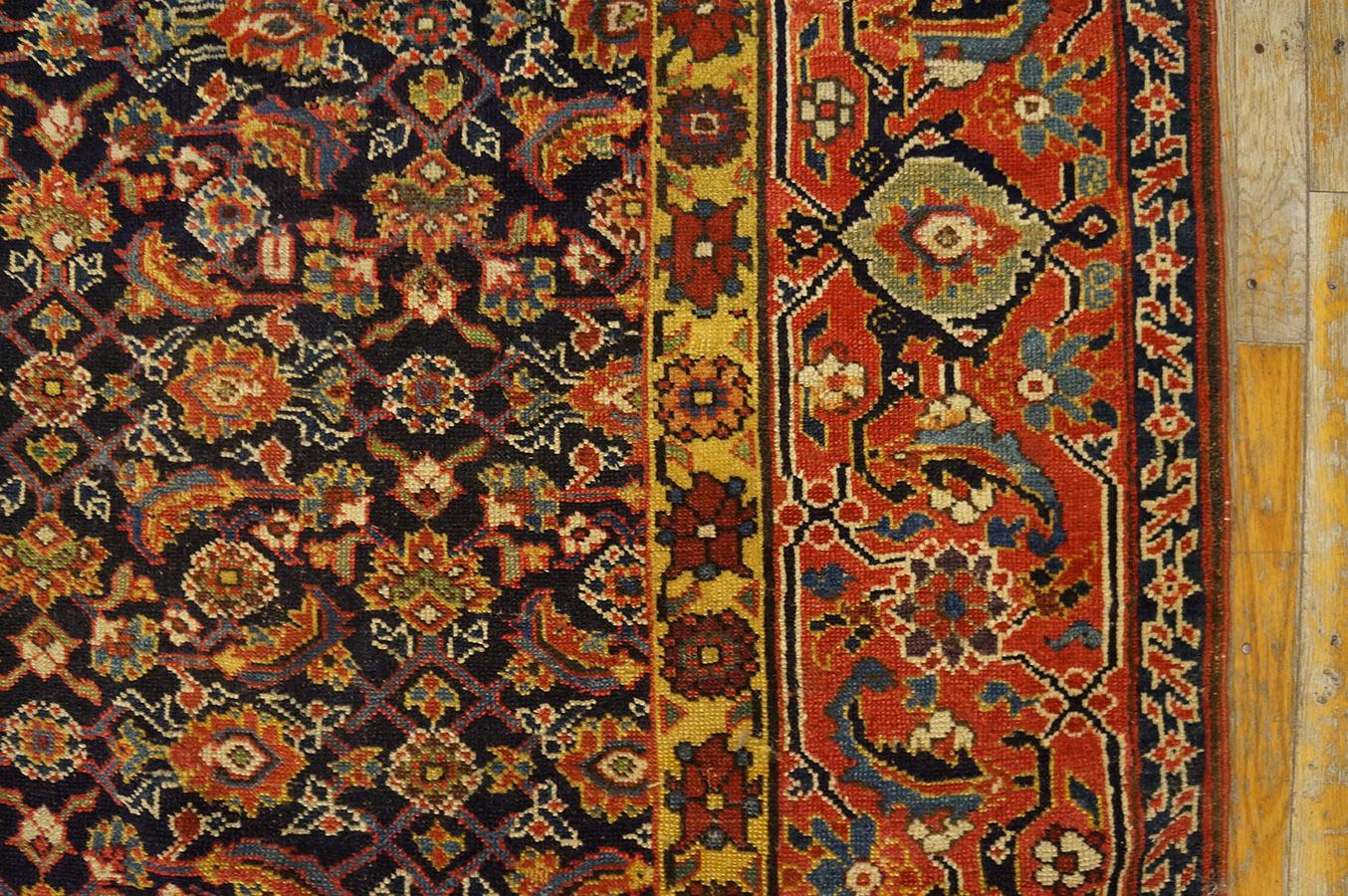Handmade antique NW Persian carpet. Woven circa 1800 (early 19th century). Persian informal rug, size 6'2