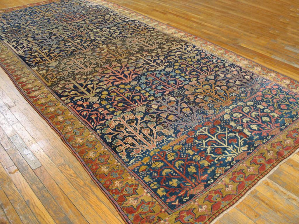 Mid-18th Century N.W. Persian Shrub Gallery Carpet For Sale 1