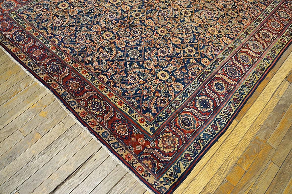 Hand-Knotted Late 19th Century N.W. Persian Design Gallery Carpet (6'2