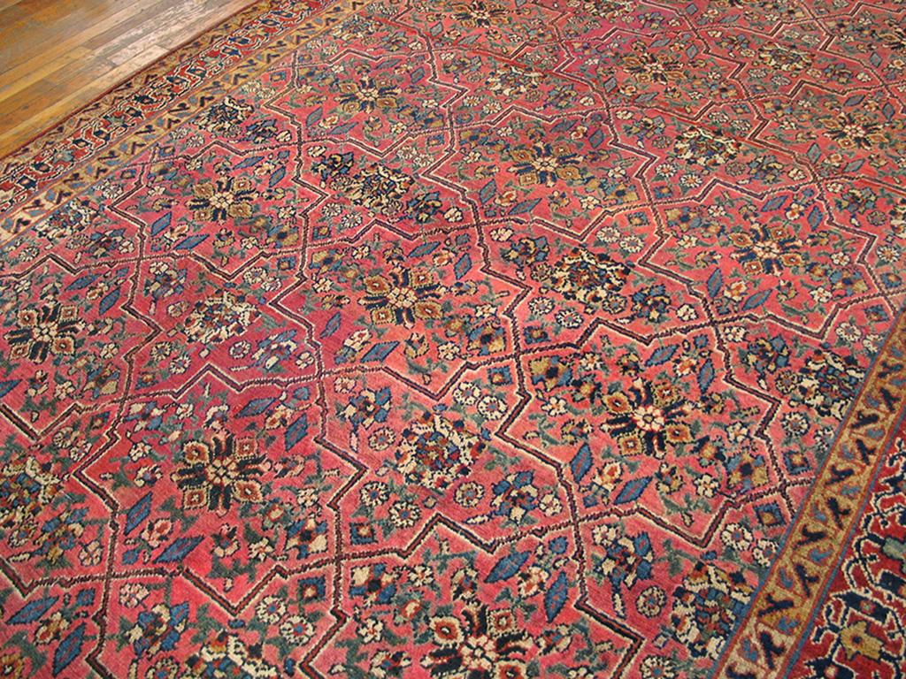 Hand-Knotted 19th Century N.W. Persian Galley Carpet ( 6'6