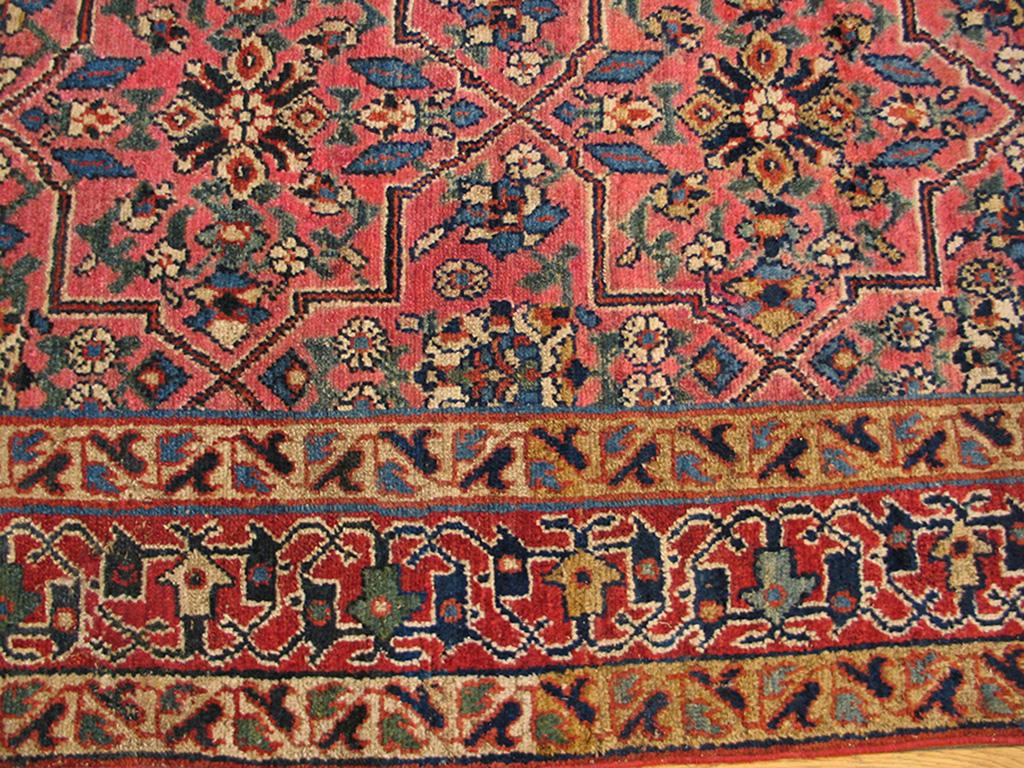 Wool 19th Century N.W. Persian Galley Carpet ( 6'6