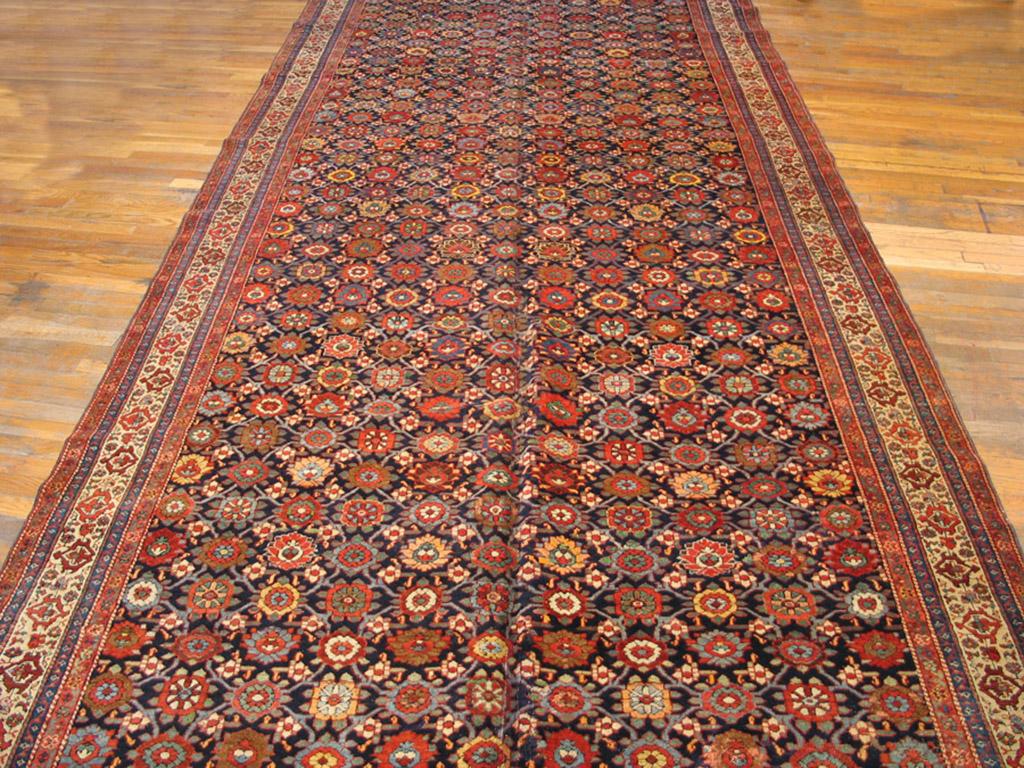 Wool 19th Century N.W. Persian Gallery Carpet ( 6'6