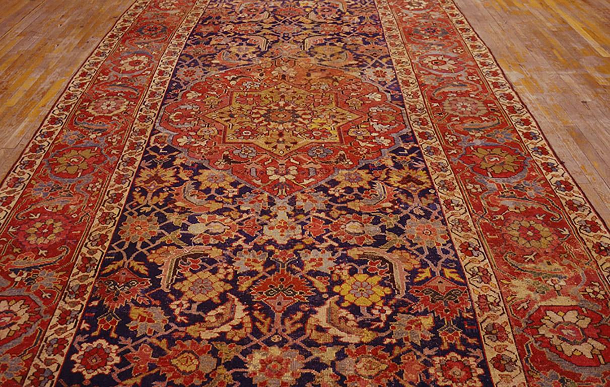 Wool 18th Century N.W. Persian Carpet with Inscription ( 7' x 15' - 213 x 457 ) For Sale
