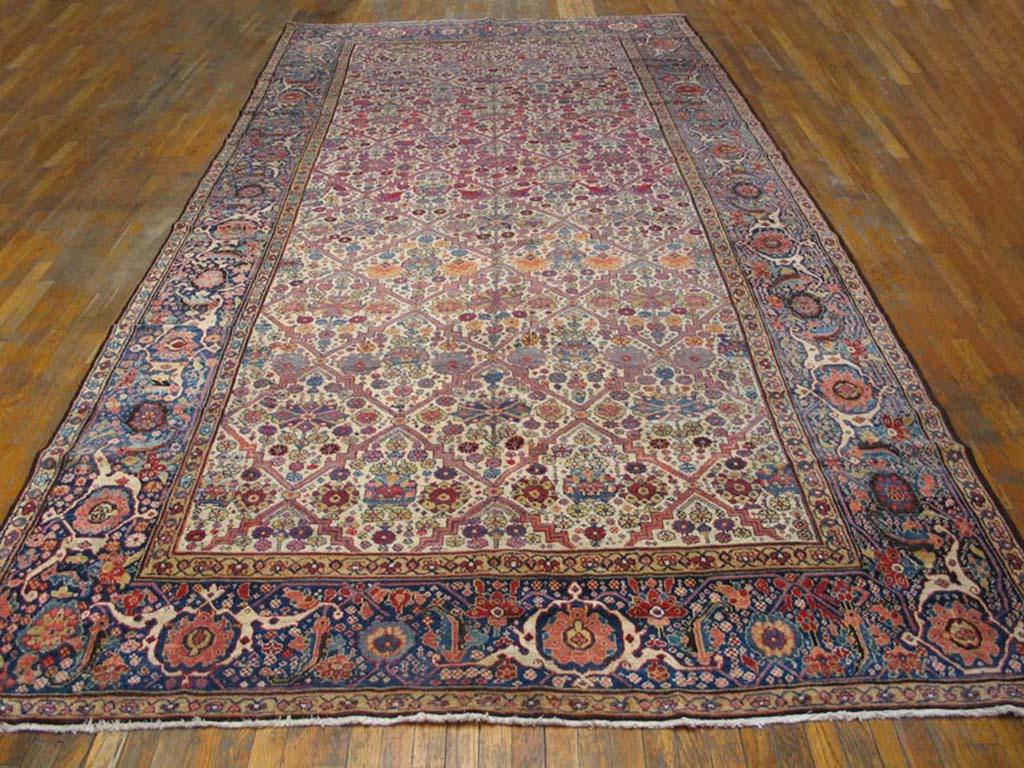 19th Century N.W. Persian Garden Design Gallery Carpet (7'6