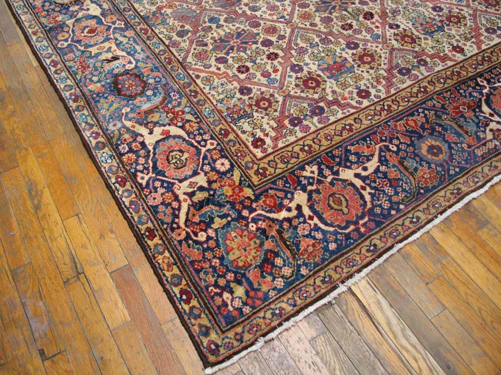Wool 19th Century N.W. Persian Garden Design Gallery Carpet (7'6