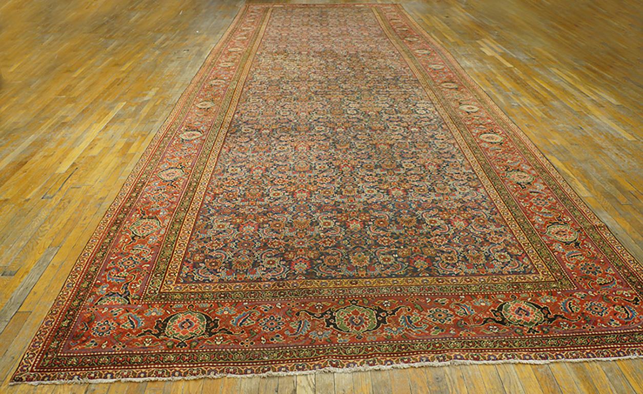 Handmade antique NW Persian carpet. Woven circa 1820 (early 19th century). Persian informal rug, size: 7'8