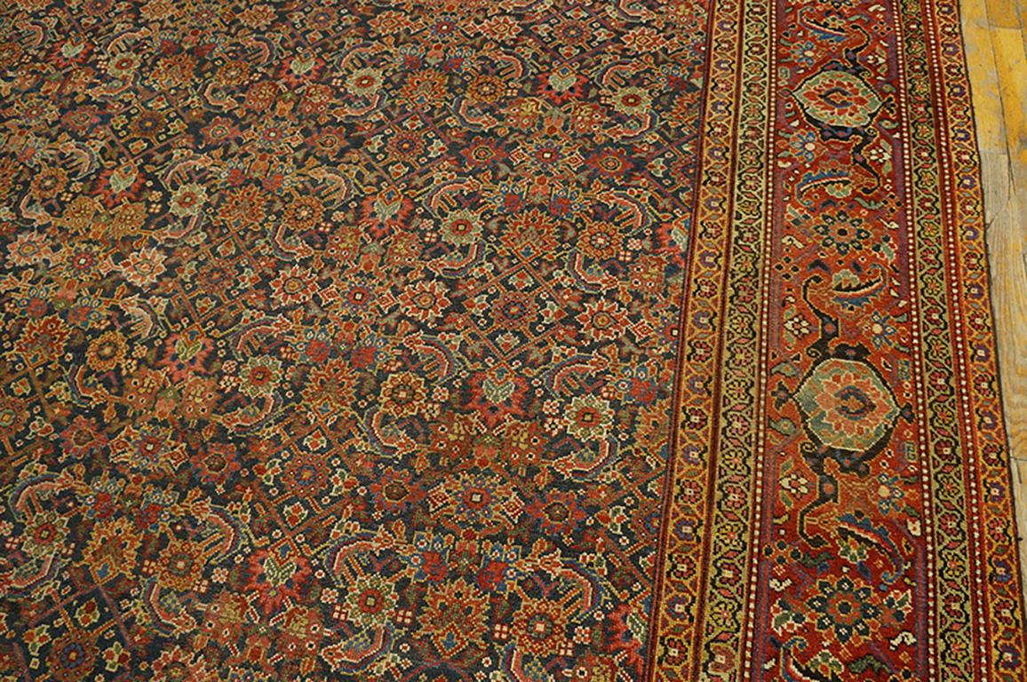 Mid 19th Century NW Persian Galley Carpet ( 7'8