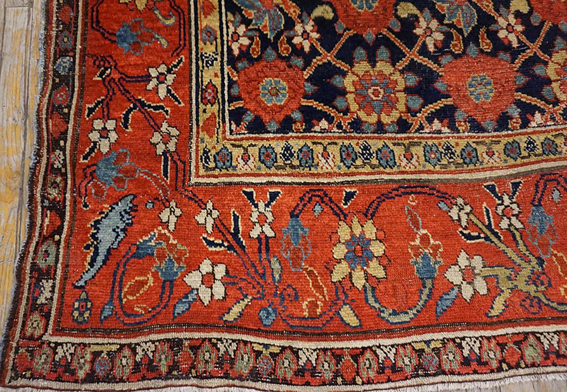 Early 19th Century NW. Persian Carpet with Inscription Dated 1808 8' 4