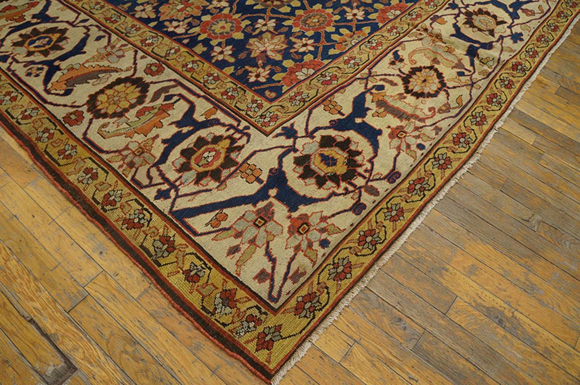 Handwoven antique NW Persian carpet. Woven, circa 1800. Gallery size: 8'0