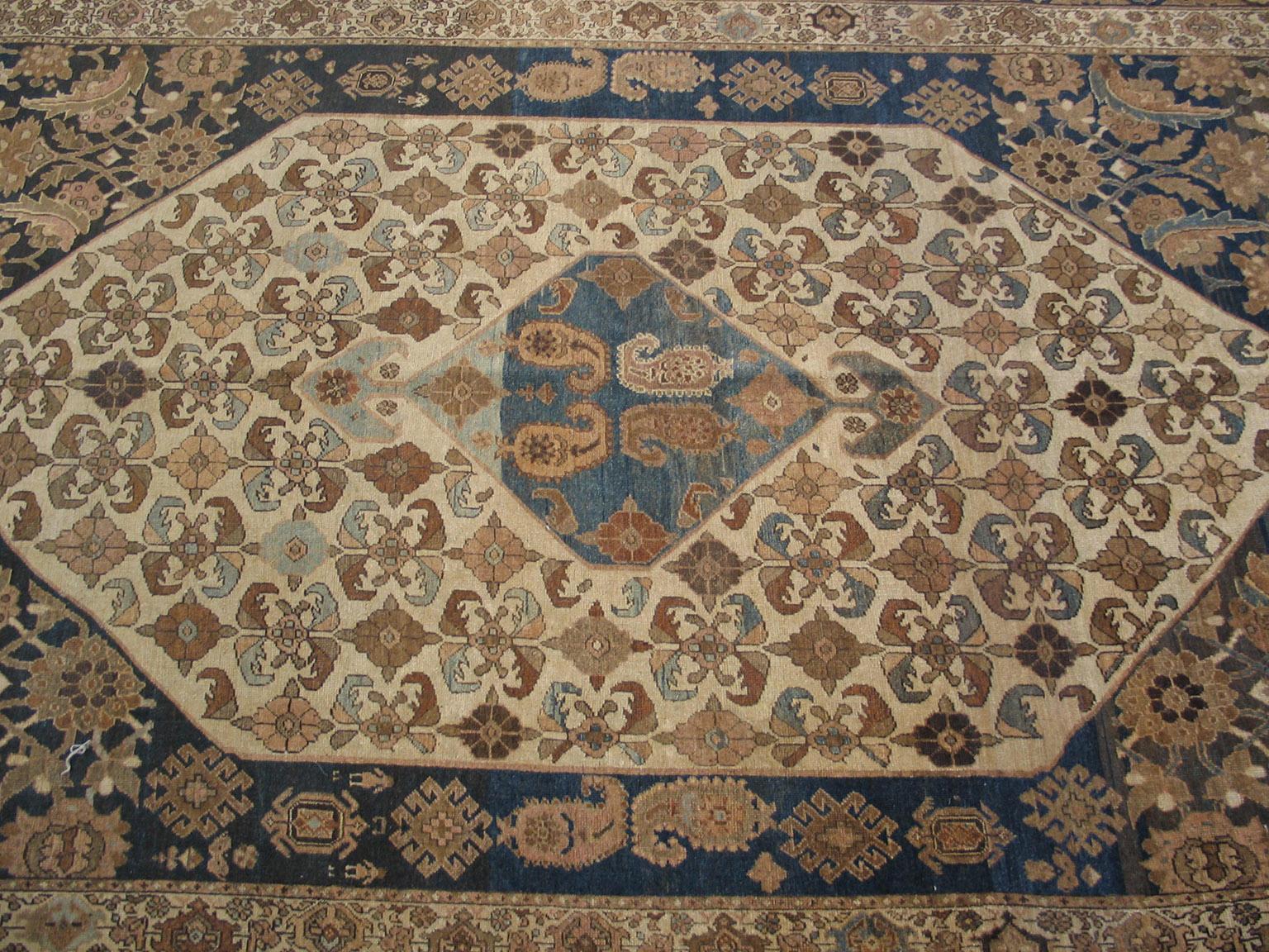Handmade antique NW Persian carpet. Woven, circa 1900. Gallery size: 8'0
