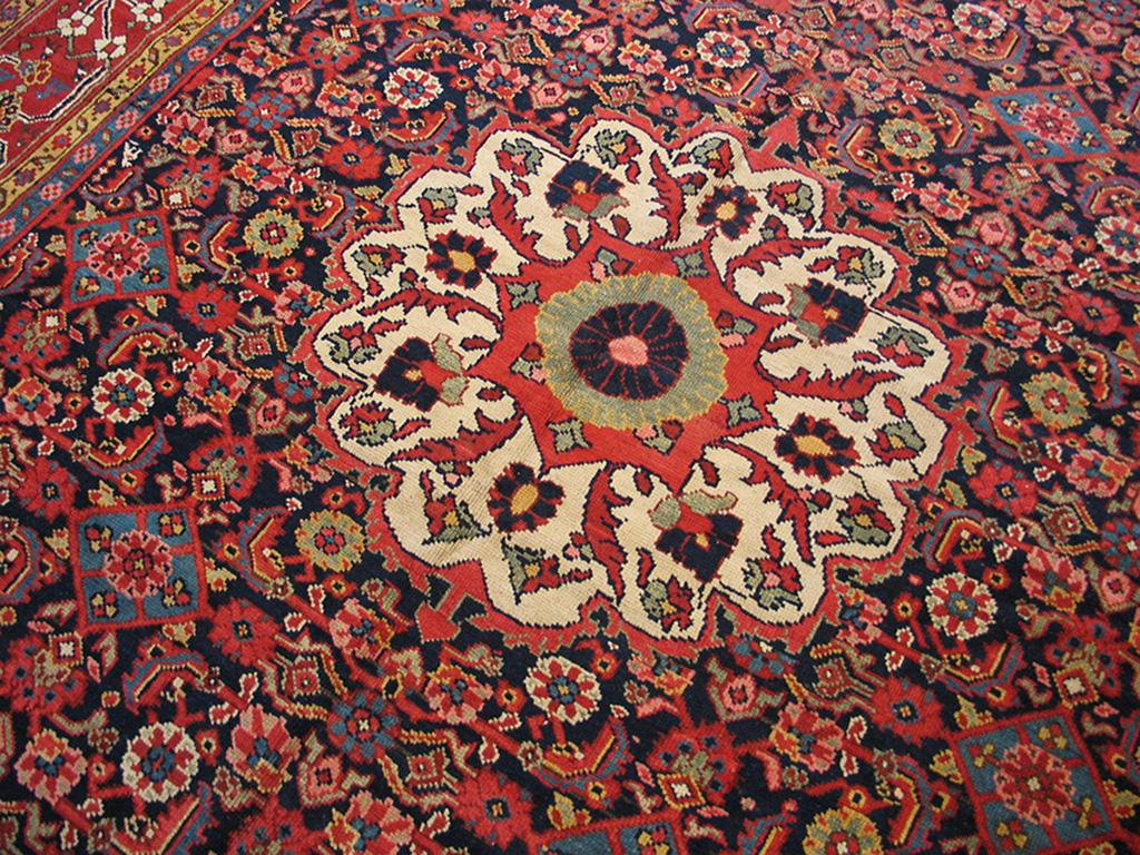 Wool Antique NW Persian Long Gallery Carpet Dated 1863 ( 8' x 26'6