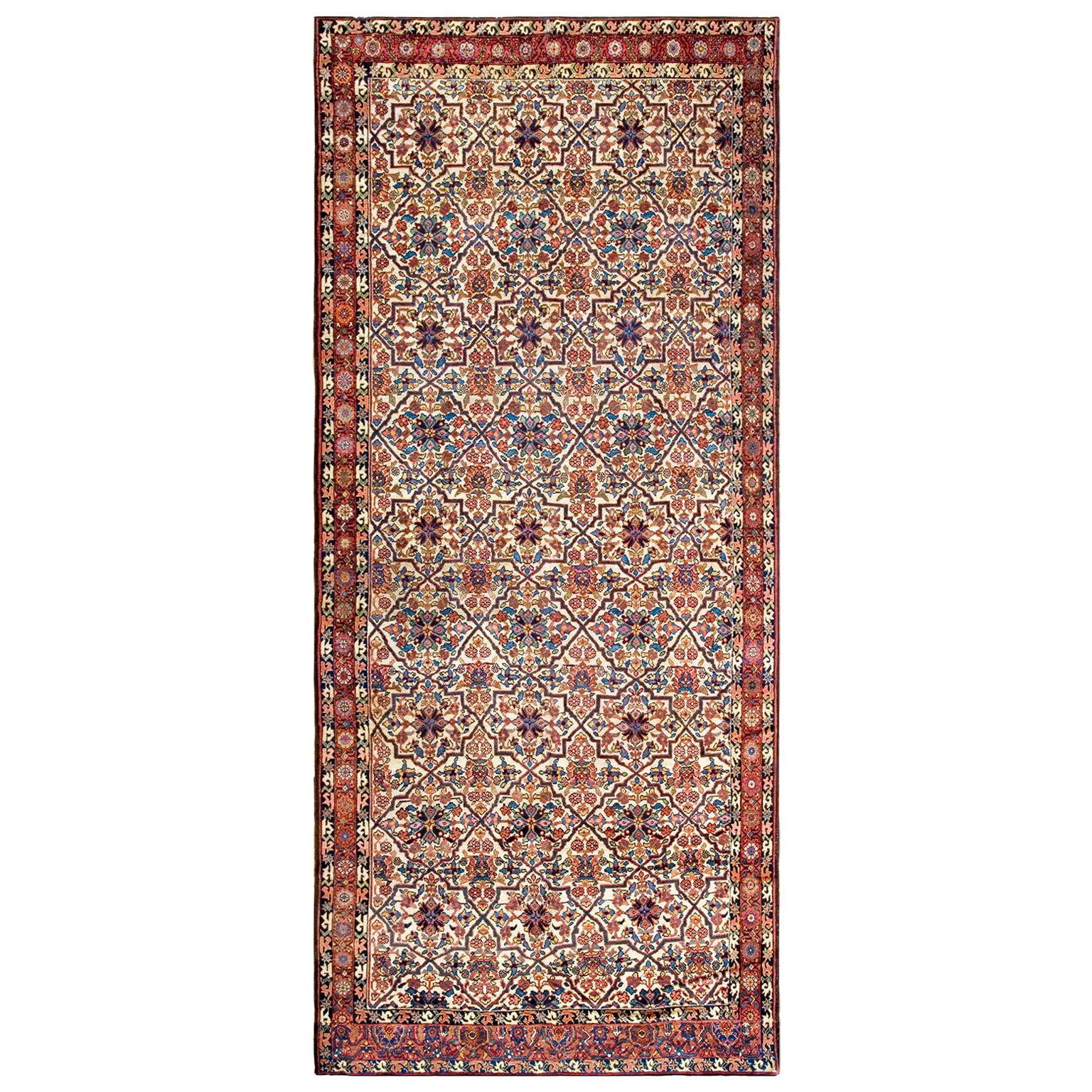Mid 19th Century N.W. Persian Carpet ( 6'4" x 14'7" - 193 x 445 ) For Sale