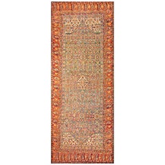 Début du 19e siècle N.W. Tapis de galerie persan ( 6'10" x 17' - 208 x 518 )