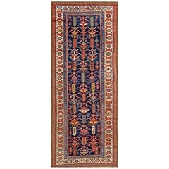 Used 19th Century N.W. Persian Carpet ( 4' x 10' -  122 x 305 )