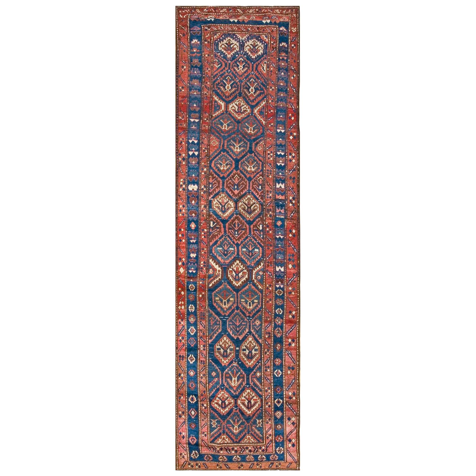 XIX secolo N.W. Tappeto persiano ( 3'2" x 13' - 97 x 396 )