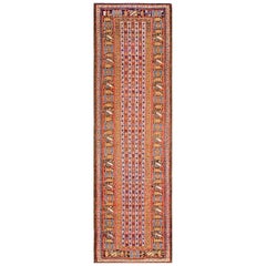 Antique Mid-19th Century N.W. Persian Runner Carpet ( 3'6" x 11'8" - 107 x 356 )
