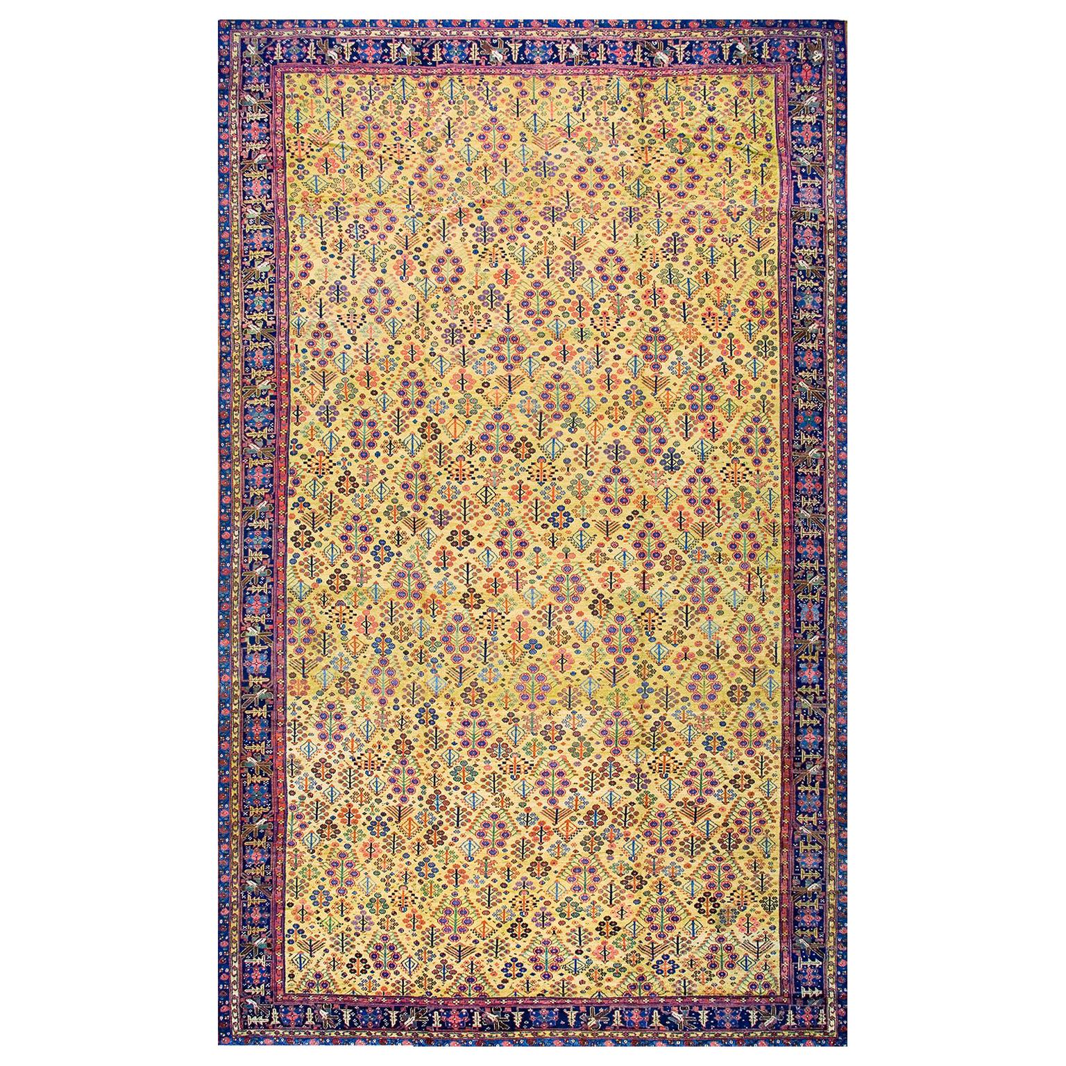Mid 19th Century NW Persian Carpet ( 12'2" x 20'8" - 370 x 630 cm ) For Sale