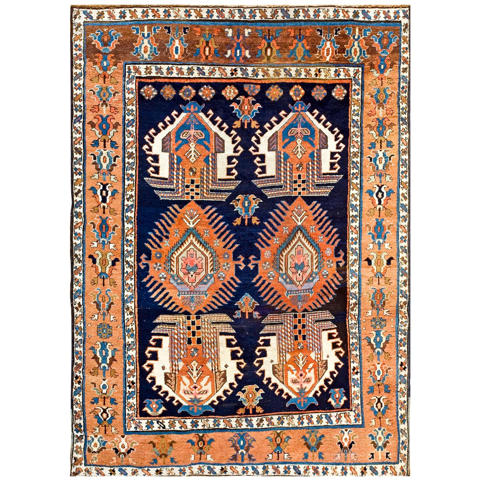 Late 19th Century NW Persian Shahsavan Carpet ( 5' x 6'10" - 253 x 208 cm ) For Sale