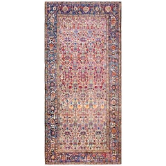 19th Century N.W. Persian Garden Design Gallery Carpet (7'6" x 16'10"-229 x 513)