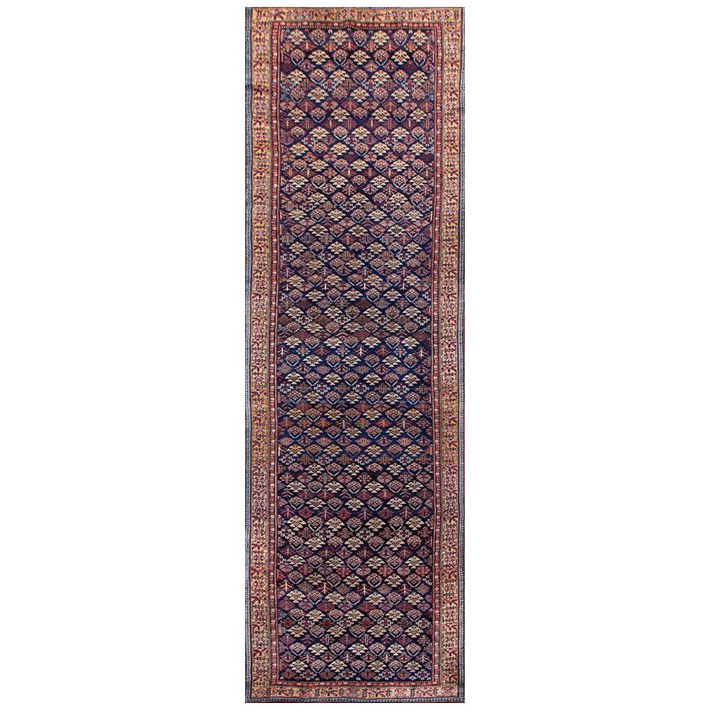 Milieu du 19ème siècle N.W. Tapis de galerie persan (5'7" x 18'6" - 170 x 564 )