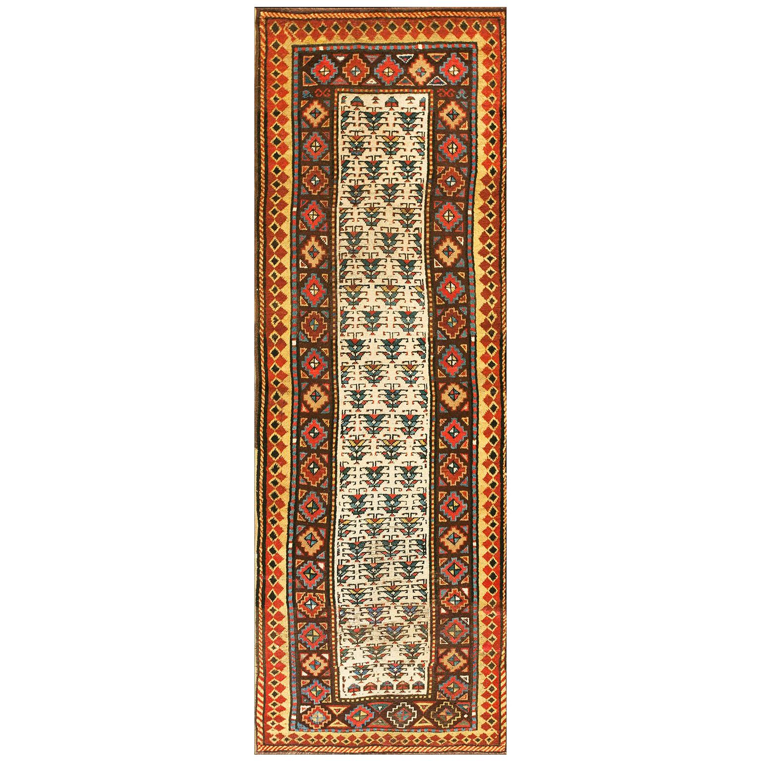 19th Century N.W. Persian Carpet ( 3'5" x 8'8" - 104 x 264 ) For Sale