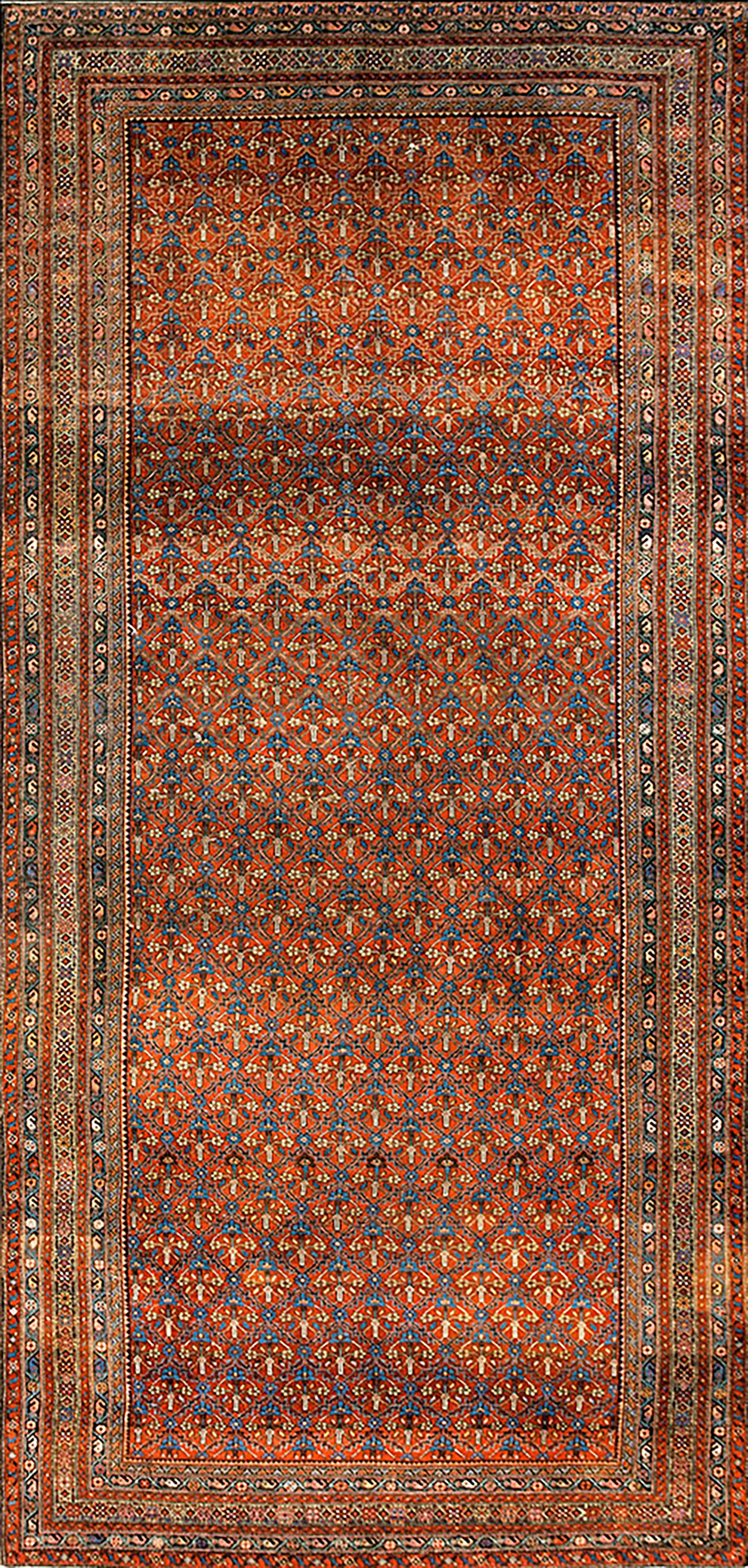 Early 20th Century N.W. Persian Gallery Carpet ( 6' x 13' - 183 x 396 )