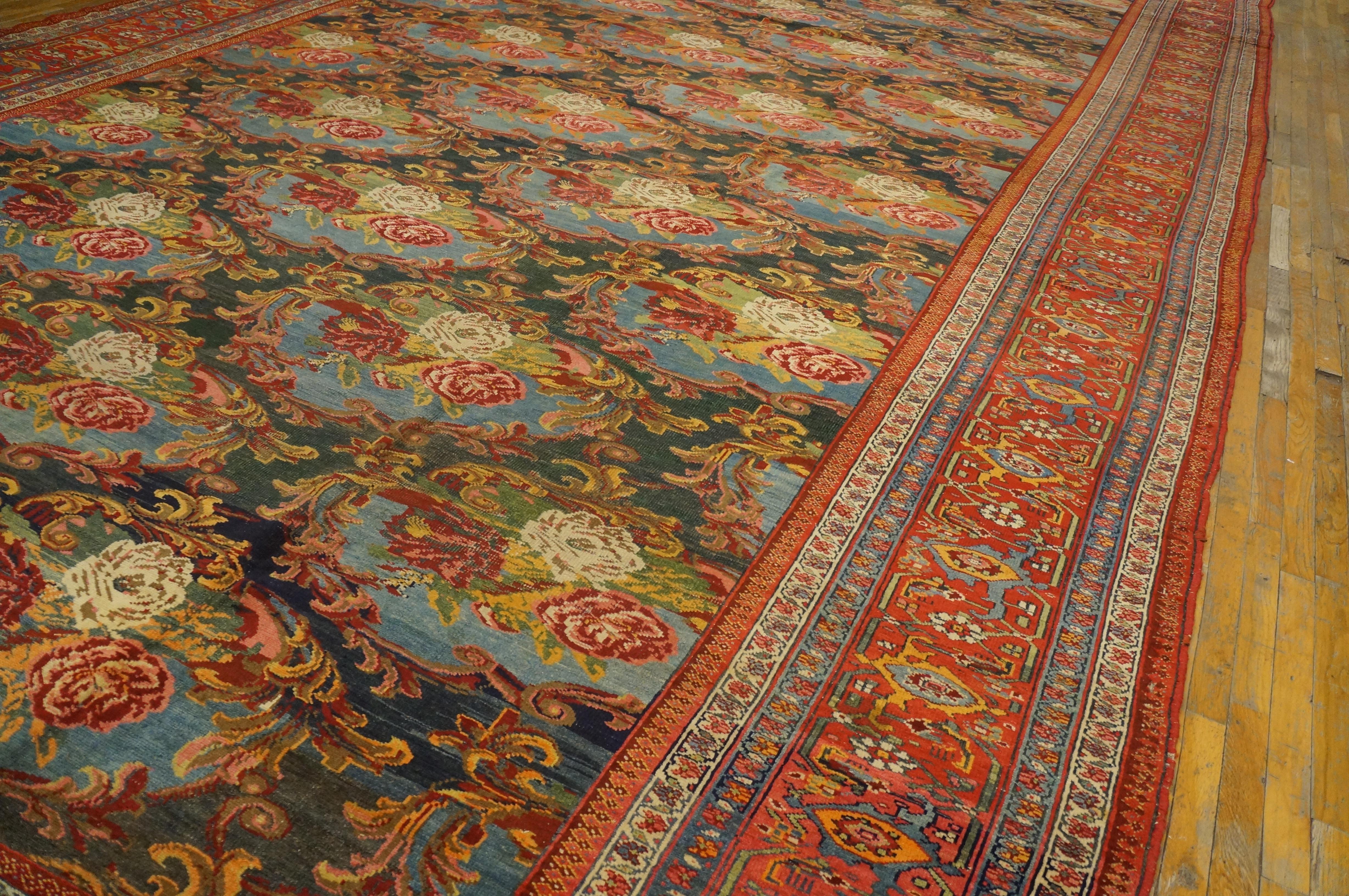 Antique N.W.Persian rug. Measures: 12'4